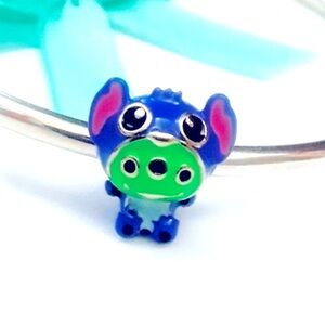 S925 Toy Story ALIEN in STITCH hoodie costume charm Pandora compatible